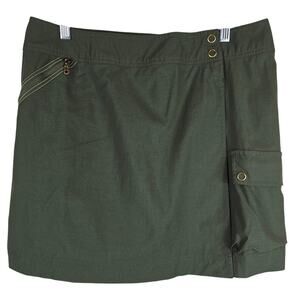 Title Nine Green Pockets Pickle Ball Golf Hiking Walking Casual Women's Skort 10